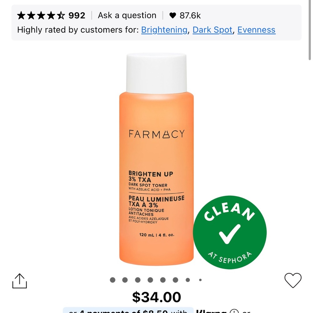Farmacy Brighten Up Toner